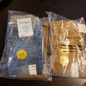 Cat & Jack Straight Pants 18 Month Set Of 4